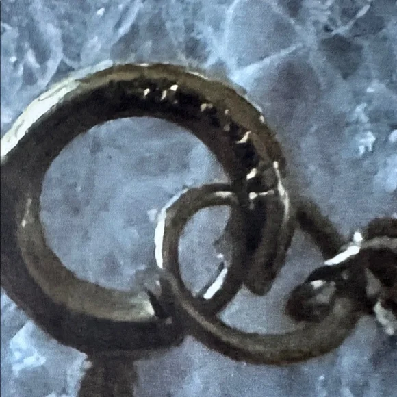 14 KT 18 “Gold Necklace with Ruby & 3 Small Diamonds - Picture 9 of 11